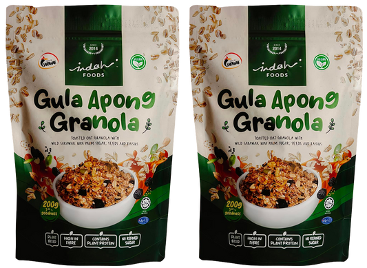 Indah Foods Gula Apong Granola - Pack of 2