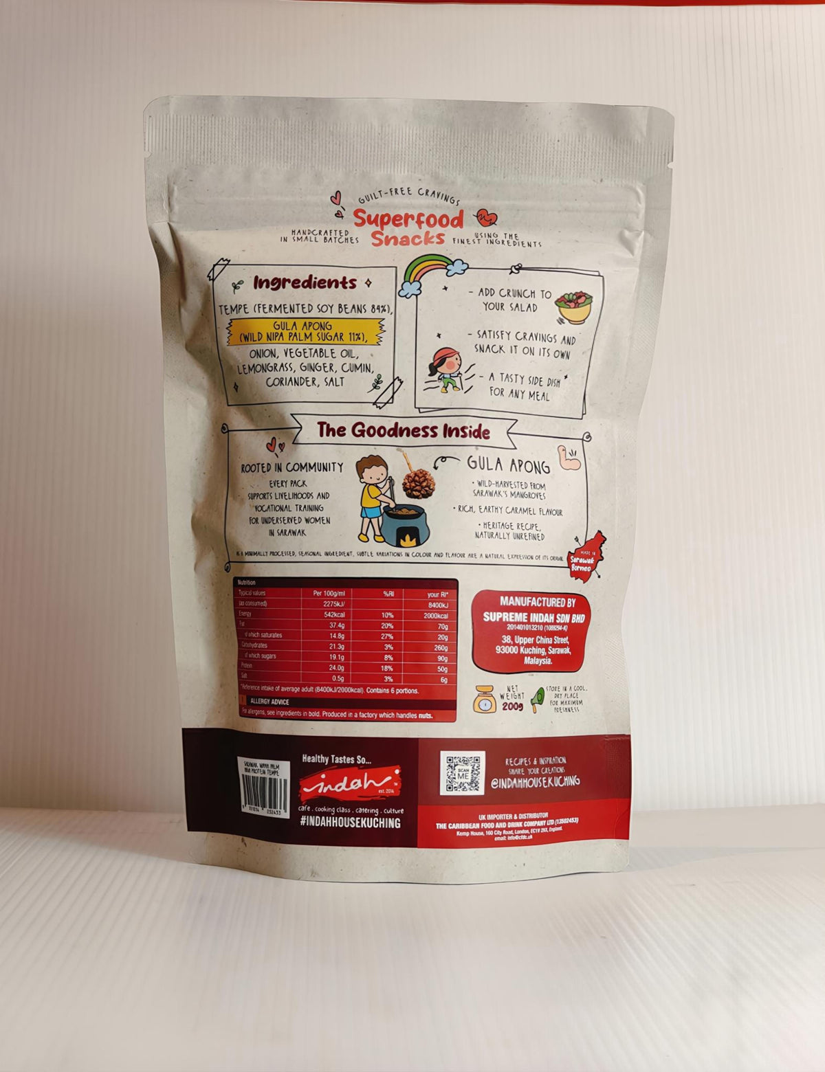 Indah Foods Gula Apong Tempe