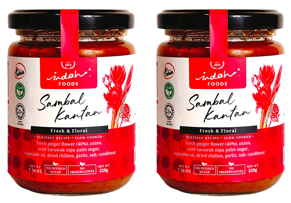 Indah Foods Sambal Kantan - Pack 2