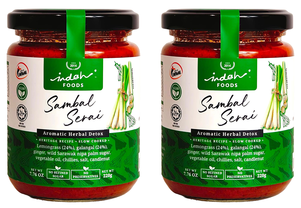 Indah Foods Sambal Serai - Pack 2