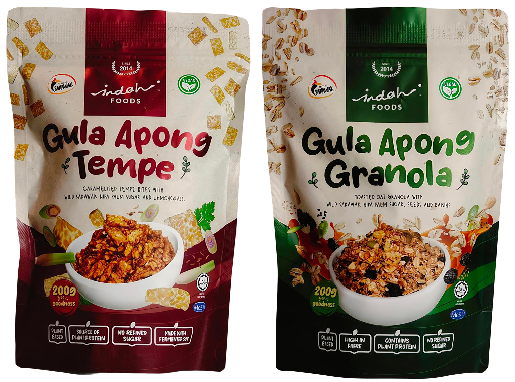Indah Foods Tempe and Granola - Pack of 2 